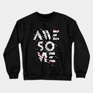 awesome abstract-t-shirt-design Crewneck Sweatshirt